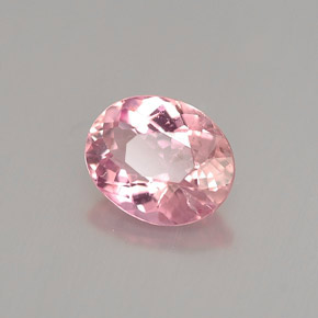 0.82 ct Pink Tourmaline Stone, Natural Tourmaline in Oval Facet Shape for Sale