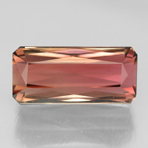 5.55 ct Multicolor Tourmaline Gemstone, Tourmaline Gem in Octagon / Scissor Cut Shape for Sale.