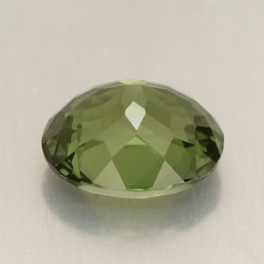 Tourmaline Gemstone in 8.6 x 7.4 mm Size for Sale, Tourmaline Stone in Green Color