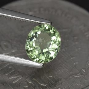 1.00 ct Green Tourmaline Stone, Natural Tourmaline in Oval Facet Shape for Sale
