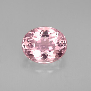 1.65 ct Pink Tourmaline Gemstone, Tourmaline Gem in Oval Portuguese-Cut Shape for Sale.