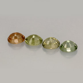 Tourmaline Gemstones in 6.2 x 5 mm Size for Sale, Tourmaline Stones in Multicolor Color