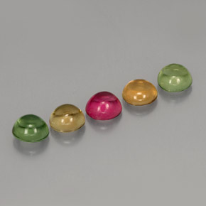 Tourmaline Gemstone in 4.5 mm Size for Sale, Tourmaline Stone in Multicolor Color