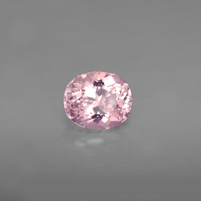 1.13 ct Pink Tourmaline Stone, Natural Tourmaline in Oval Portuguese-Cut Shape for Sale