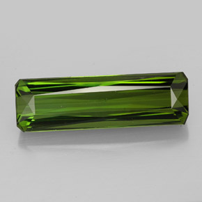 6.51 ct Green Tourmaline Gemstone, Tourmaline Gem in Octagon / Scissor Cut Shape for Sale.