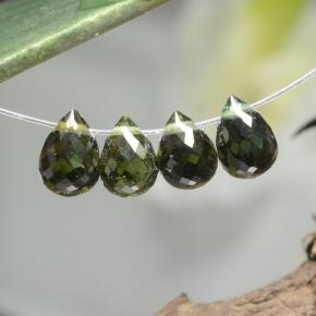 Tourmaline Gemstone in 5.2 x 3.9 mm Size for Sale, Tourmaline Stone in Yellowish Green Color