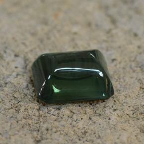 2.28 ct Green Tourmaline Stone, Natural Tourmaline in Octagon Cabochon Shape for Sale