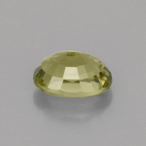 Tourmaline Gemstone in 7.1 x 5.2 mm Size for Sale, Tourmaline Stone in Golden Green Color