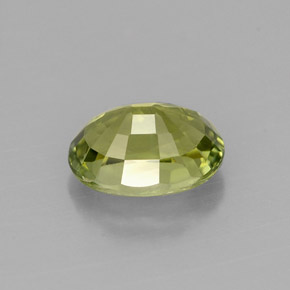 Tourmaline Gemstone in 7.1 x 5.2 mm Size for Sale, Tourmaline Stone in Golden Green Color