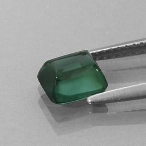 Tourmaline Gemstone in 6.6 x 6 mm Size for Sale, Tourmaline Stone in Bluish Green Color