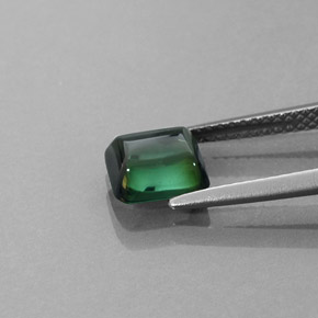 Tourmaline Gemstone in 7.1 x 6.5 mm Size for Sale, Tourmaline Stone in Bluish Green Color