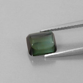 Tourmaline Gemstone in 7.3 x 6.3 mm Size for Sale, Tourmaline Stone in Bluish Green Color