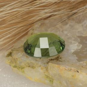 Tourmaline Gemstone in 7.6 x 6.5 mm Size for Sale, Tourmaline Stone in Green Color