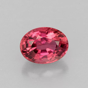 1.33 ct Pink Tourmaline Gemstone, Tourmaline Gem in Oval Facet Shape for Sale.