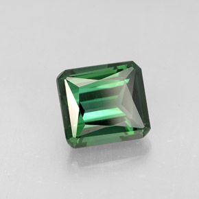 2.08 ct Green Tourmaline Stone, Natural Tourmaline in Octagon / Scissor Cut Shape for Sale