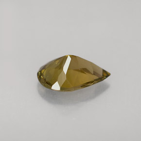 Tourmaline Gemstone in 8 x 6 mm (calibrated) Size for Sale, Tourmaline Stone in Bronze Color