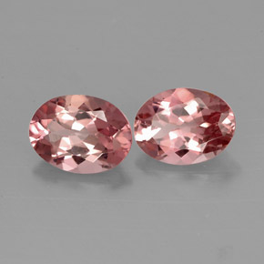 2.25 ct Pink Tourmaline Gemstone, Tourmaline Gem in Oval Facet Shape for Sale.