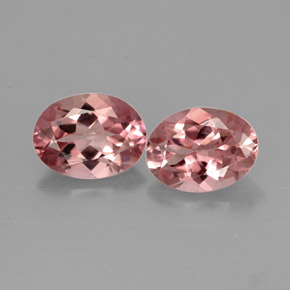 2.25 ct Pink Tourmaline Stone, Natural Tourmaline in Oval Facet Shape for Sale