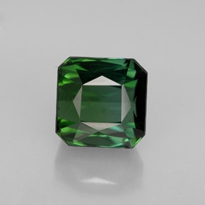 2.14 ct Green Tourmaline Gemstone, Tourmaline Gem in Octagon / Scissor Cut Shape for Sale.