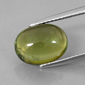 Tourmaline Gemstone in 11.1 x 8.3 mm Size for Sale, Tourmaline Stone in Green Color