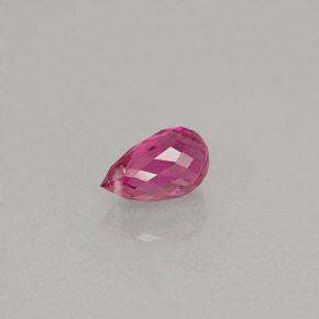 0.84 ct Pink Tourmaline Gemstone, Tourmaline Gem in Briolette with Hole Shape for Sale.