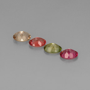 Tourmaline Gemstone in 7 x 5 mm (calibrated) Size for Sale, Tourmaline Stone in Multicolor Color