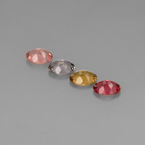 Tourmaline Gemstone in 7 x 5 mm (calibrated) Size for Sale, Tourmaline Stone in Multicolor Color