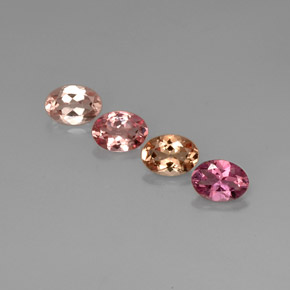 3.04 ct Multicolor Tourmaline Gemstone, Tourmaline Gem in Oval Facet Shape for Sale.