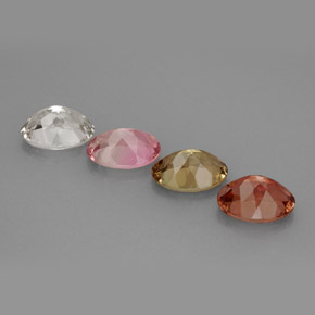 Tourmaline Gemstone in 7 x 5 mm (calibrated) Size for Sale, Tourmaline Stone in Multicolor Color