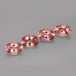 3.08 ct Multicolor Tourmaline Gemstone, Tourmaline Gem in Oval Facet Shape for Sale.