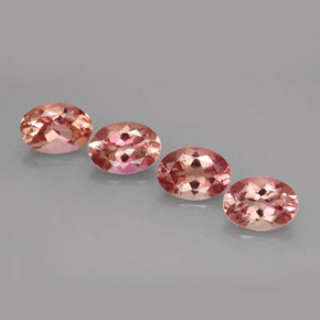 3.08 ct Multicolor Tourmaline Stone, Natural Tourmaline in Oval Facet Shape for Sale