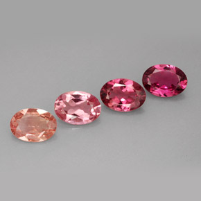 2.52 ct Multicolor Tourmaline Gemstone, Tourmaline Gem in Oval Facet Shape for Sale.