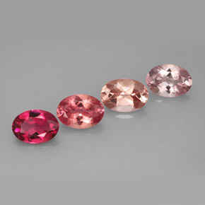 2.97 ct Multicolor Tourmaline Gemstone, Tourmaline Gem in Oval Facet Shape for Sale.