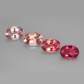 2.97 ct Multicolor Tourmaline Stone, Natural Tourmaline in Oval Facet Shape for Sale