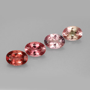 2.84 ct Multicolor Tourmaline Gemstone, Tourmaline Gem in Oval Facet Shape for Sale.
