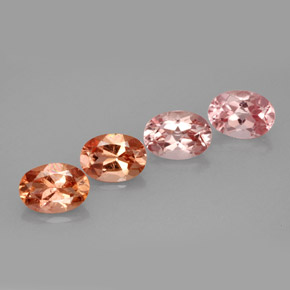 3.46 ct Multicolor Tourmaline Gemstone, Tourmaline Gem in Oval Facet Shape for Sale.