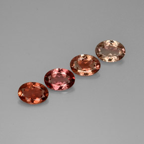 2.60 ct Multicolor Tourmaline Gemstone, Tourmaline Gem in Oval Facet Shape for Sale.