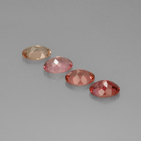 Tourmaline Gemstone in 7 x 5 mm (calibrated) Size for Sale, Tourmaline Stone in Multicolor Color