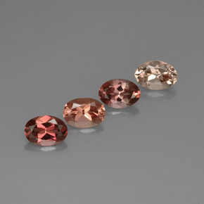 2.84 ct Multicolor Tourmaline Stone, Natural Tourmaline in Oval Facet Shape for Sale