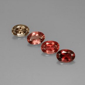 2.85 ct Multicolor Tourmaline Stone, Natural Tourmaline in Oval Facet Shape for Sale