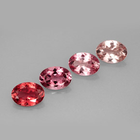 2.85 ct Multicolor Tourmaline Gemstone, Tourmaline Gem in Oval Facet Shape for Sale.