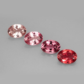 2.85 ct Multicolor Tourmaline Stone, Natural Tourmaline in Oval Facet Shape for Sale