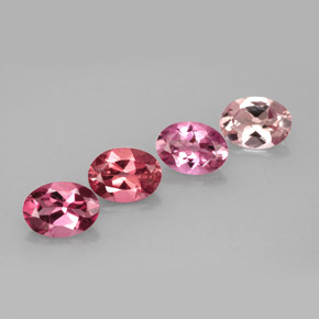 2.95 ct Multicolor Tourmaline Gemstone, Tourmaline Gem in Oval Facet Shape for Sale.