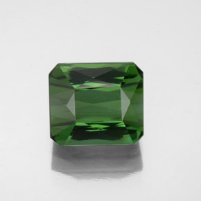 2.34 ct Green Tourmaline Gemstone, Tourmaline Gem in Octagon / Scissor Cut Shape for Sale.
