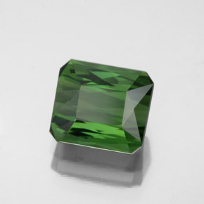 2.34 ct Green Tourmaline Stone, Natural Tourmaline in Octagon / Scissor Cut Shape for Sale