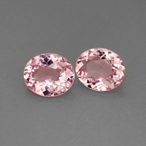 1.60 ct Pink Tourmaline Stone, Natural Tourmaline in Oval Facet Shape for Sale