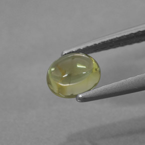 Tourmaline Gemstone in 5.6 x 4.9 mm Size for Sale, Tourmaline Stone in Greenish Golden Color