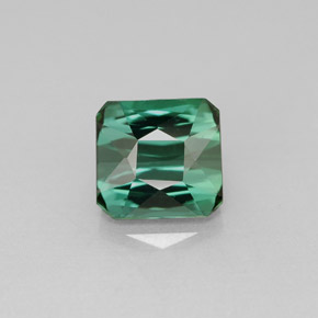 1.86 ct Green Tourmaline Gemstone, Tourmaline Gem in Octagon / Scissor Cut Shape for Sale.
