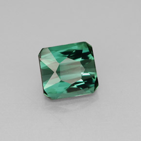 1.86 ct Green Tourmaline Stone, Natural Tourmaline in Octagon / Scissor Cut Shape for Sale