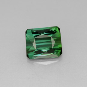 1.83 ct Green Tourmaline Gemstone, Tourmaline Gem in Octagon / Scissor Cut Shape for Sale.